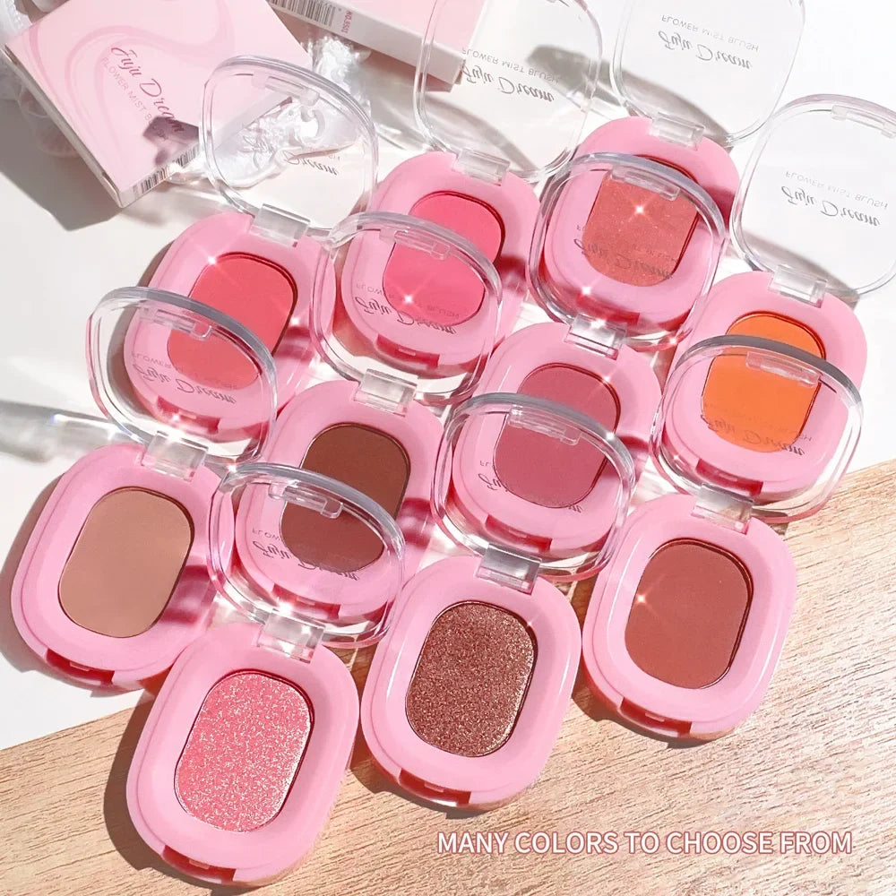 Matte Blush Powder – Natural Nude Cheek Rouge | Qme Matte Blush Powder Qme