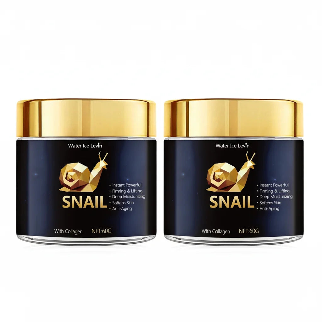 Snail Mucin Cream – Hyaluronic Acid & Collagen Deep Moisture Face Moisturizer Cream Qme GOLD 60g