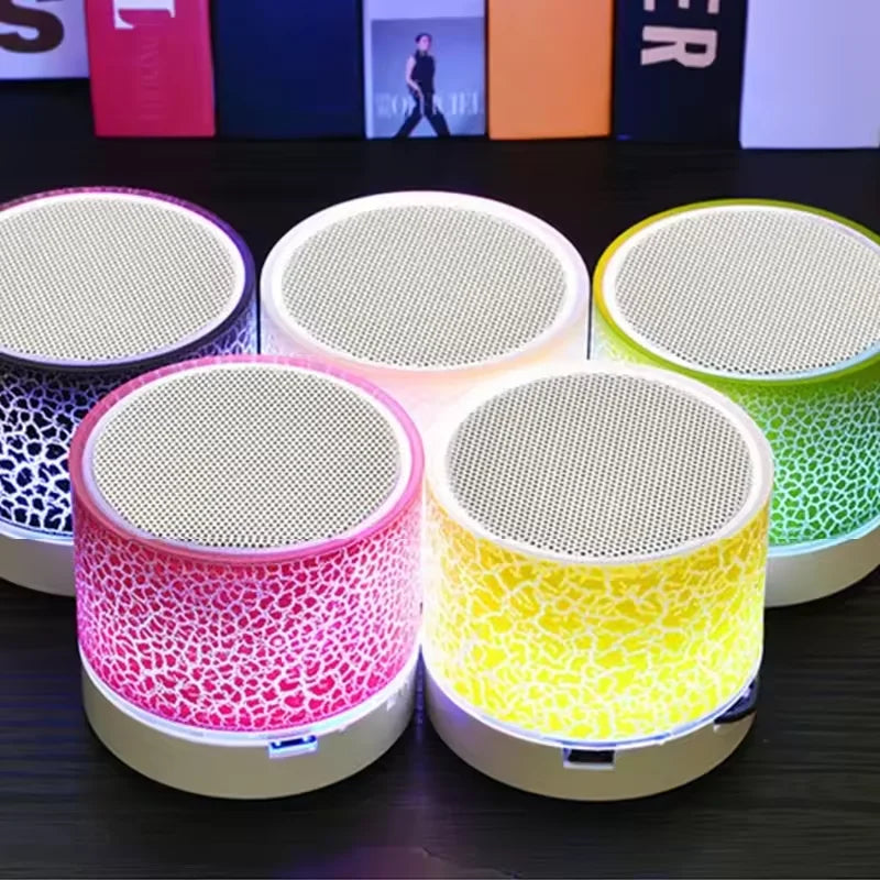 Mini Portable Bluetooth 4.1 Speaker – LED Lights & TF Card Portable Bluetooth Speaker Qst