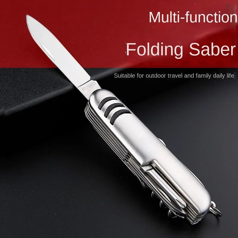 Portable Folding Pocket Knife Multifunction Outdoor Tool Folding Pocket Knife Qme