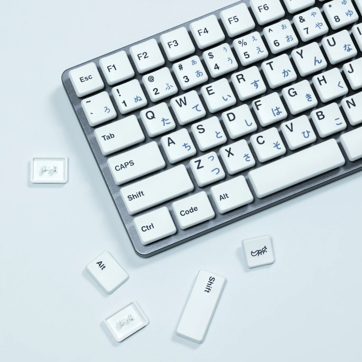 CHOSFOX CFX Low Profile PBT Keycaps – Kailh Choc 1350 Mechanical Keyboard Keycaps Qme