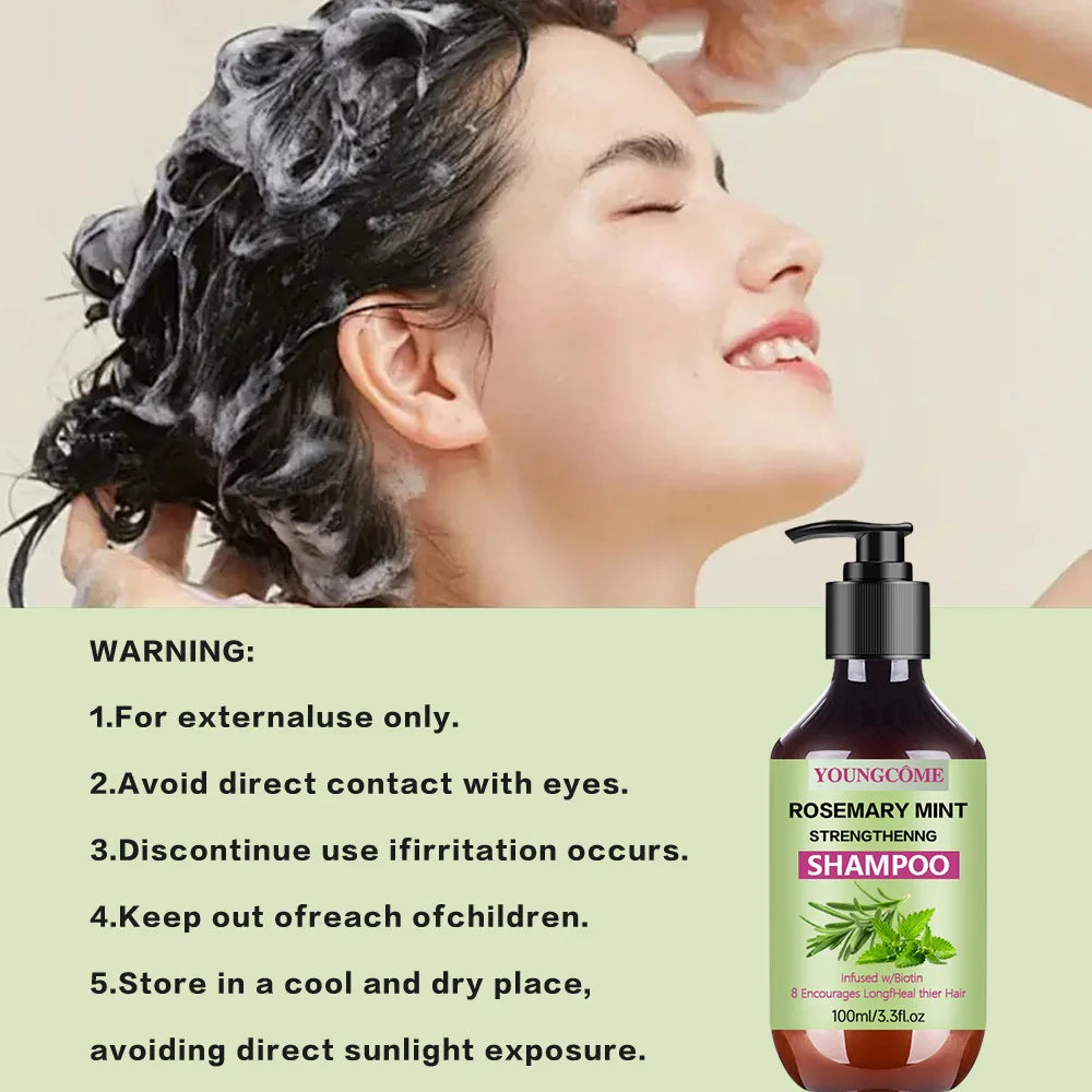 YOUNGCOME Rosemary Mint Strengthening Shampoo 100ml Strengthening Shampoo Qst