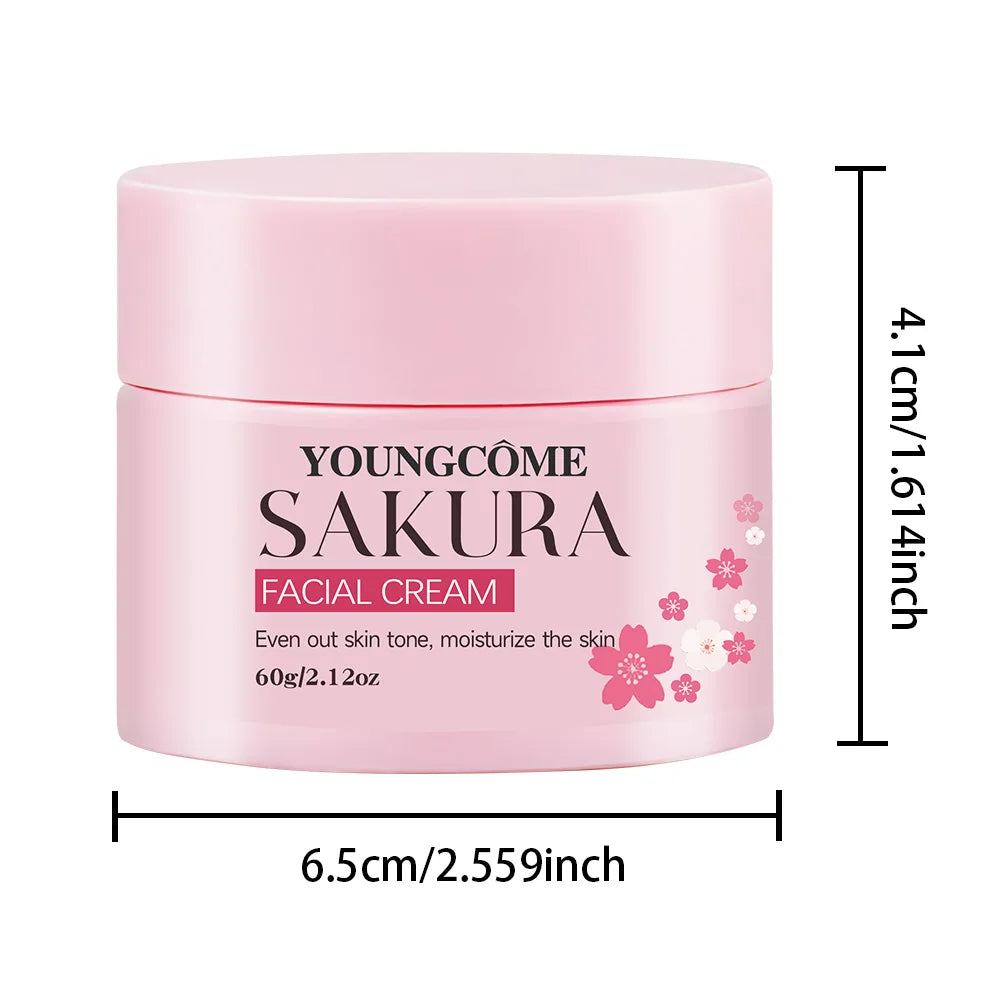 Sakura Retinol Collagen Anti-Aging Face Cream | YOUNGCOME Anti-Aging Face Cream Qst 60G