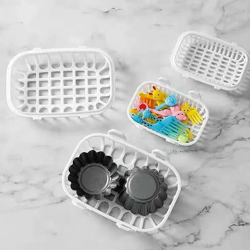 Utensil Soaking Box & Dishwasher Basket – Forks & Chopsticks Utensil Storage Basket Qme