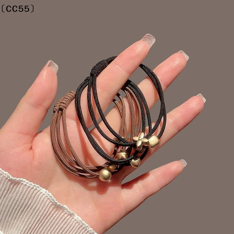 Dual-Strand Braided Headband – Elastic Women's Hair Tie Braided Headband Qst