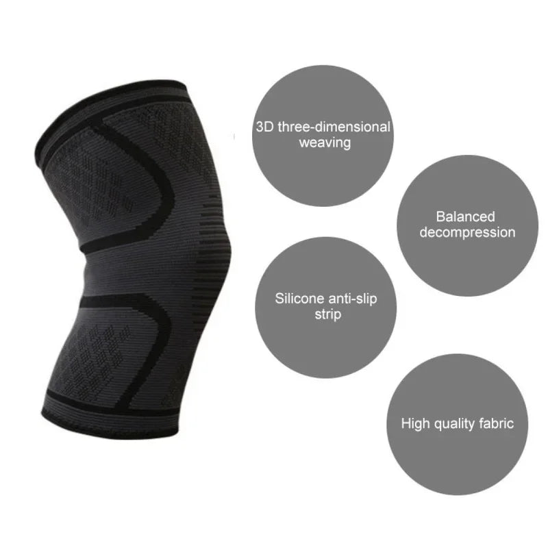 Nylon Elastic Sports Knee Brace Breathable Support – 1 Pair Knee Support Brace Qme