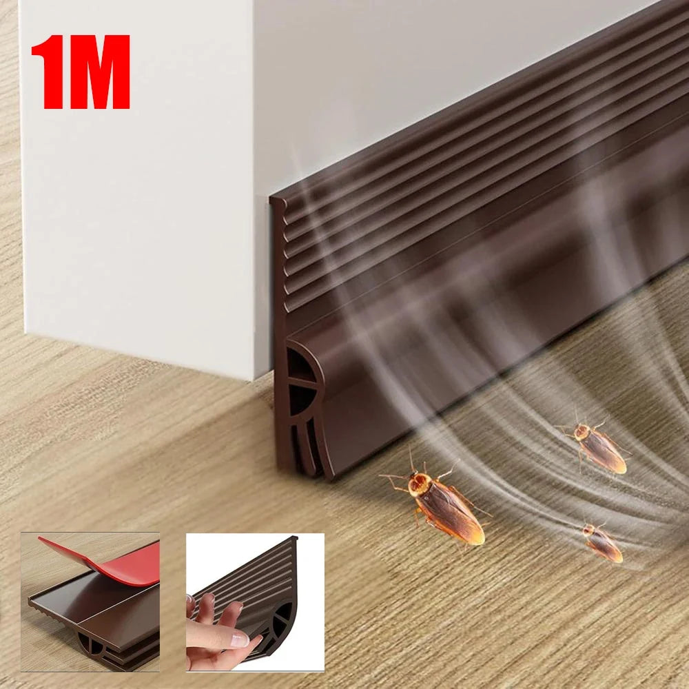 TPE Window & Door Seal Strip Self-Adhesive Weatherstripping 1M Weatherstrip Seal Qme
