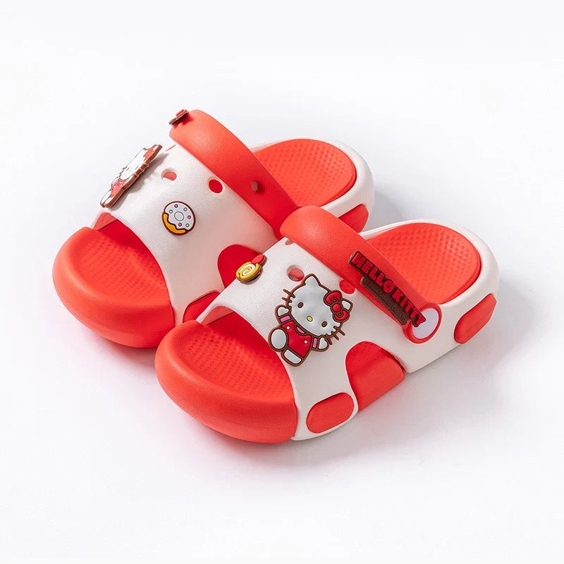 Cartoon EVA Flip-Flops | Soft-Sole Non-Slip Two-Tone Sandals EVA Flip-Flops Qme