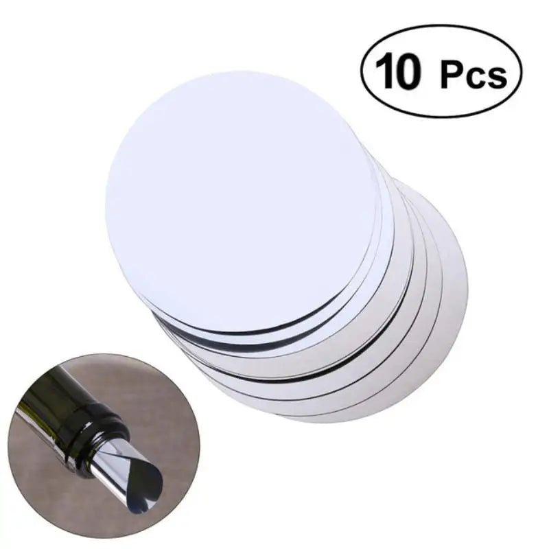 Drip-Proof Aluminum Foil Wine Pourer Discs – 10/20 Pack Wine Pourer Disc Qst