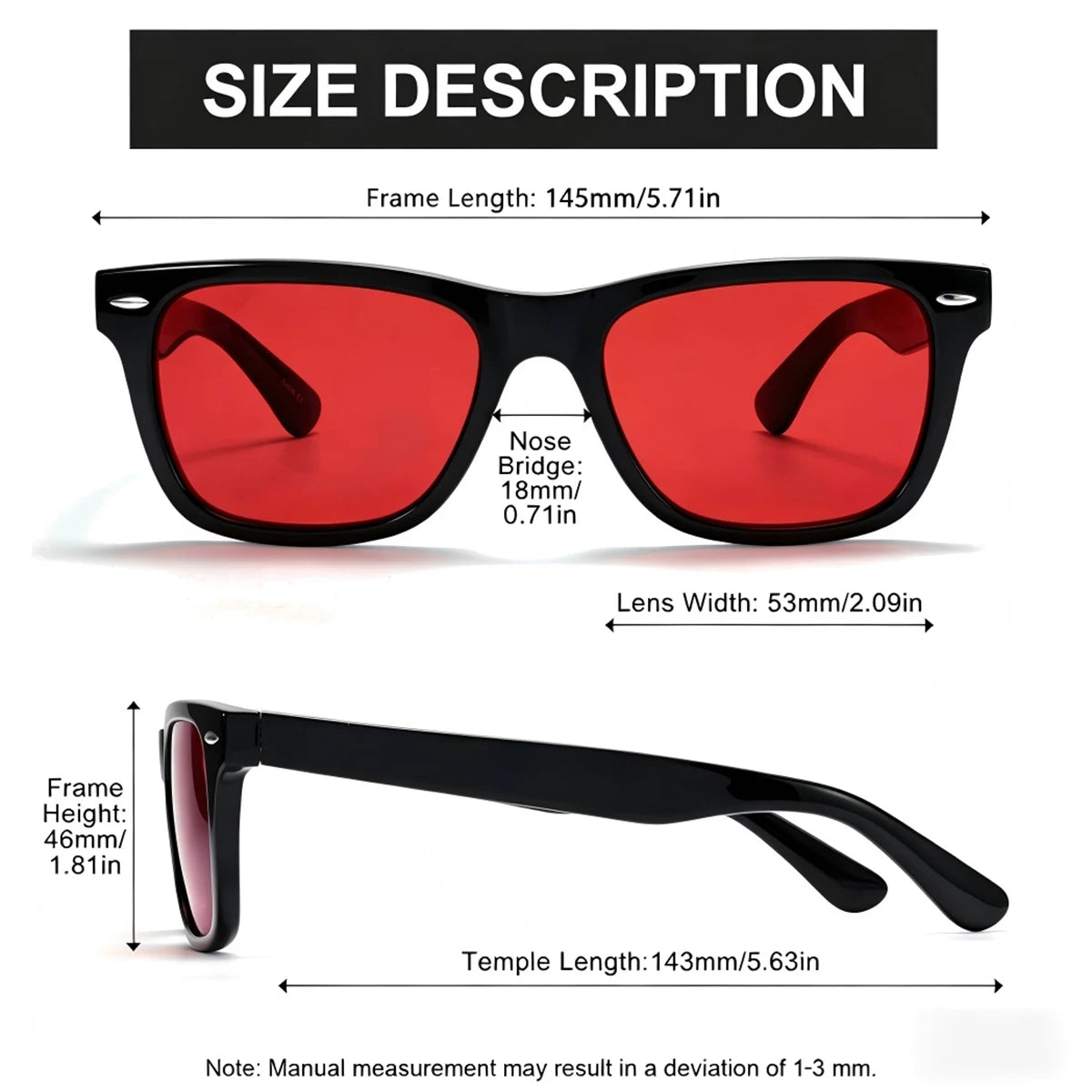 VOPHA Square Blue Light Blocking Glasses with Retainer Strap S71 Blue Light Glasses Qst
