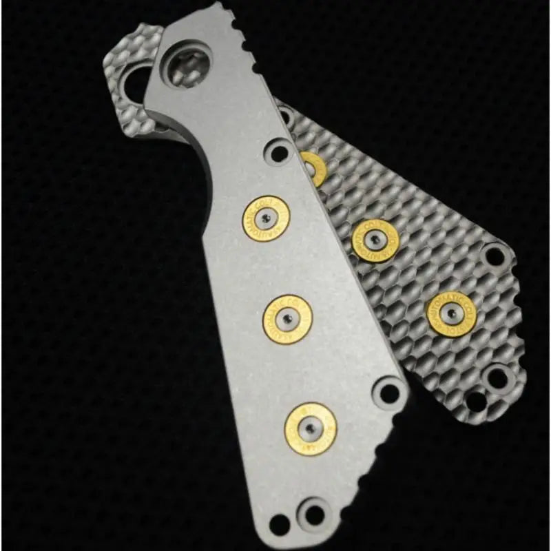 TC4 Titanium Alloy SNG Blade Handle Scale – Stone Washed Knife Handle Scale Qst
