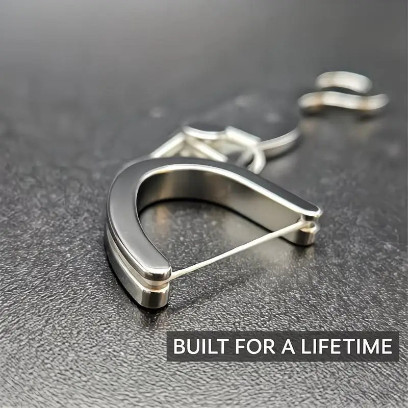 Reusable Stainless Steel Dental Floss Holder | Portable Oral Care Dental Floss Holder Qst