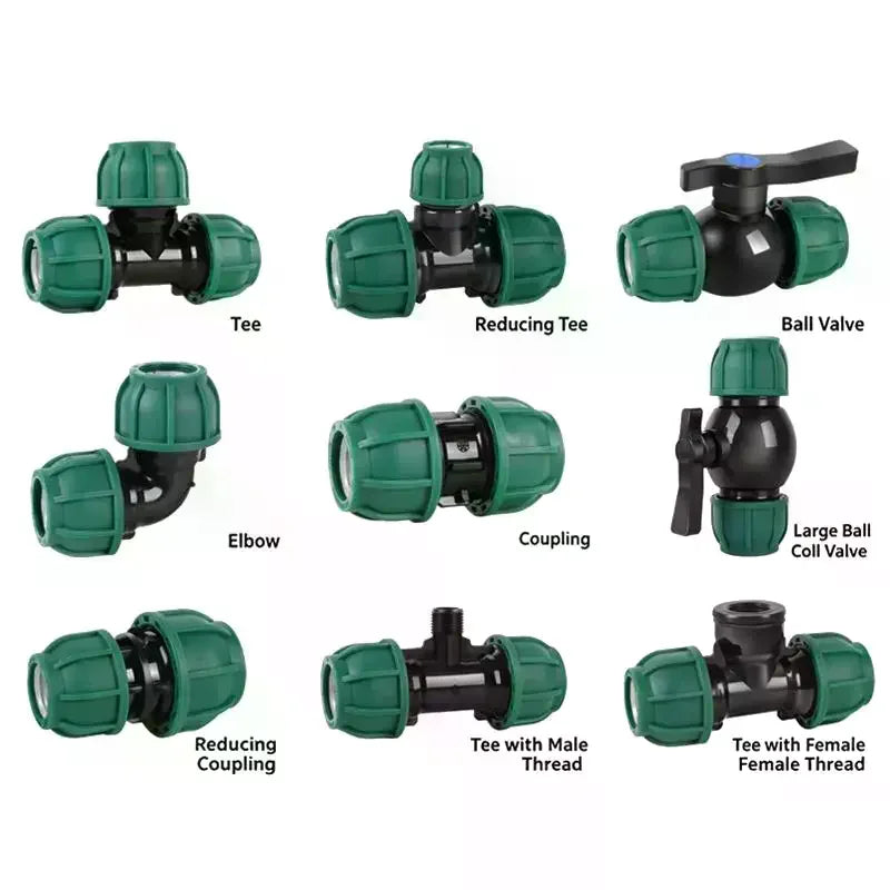 PE Pipe Quick Connectors – Push-Fit Water Fittings & Joints Pipe Fittings Qme