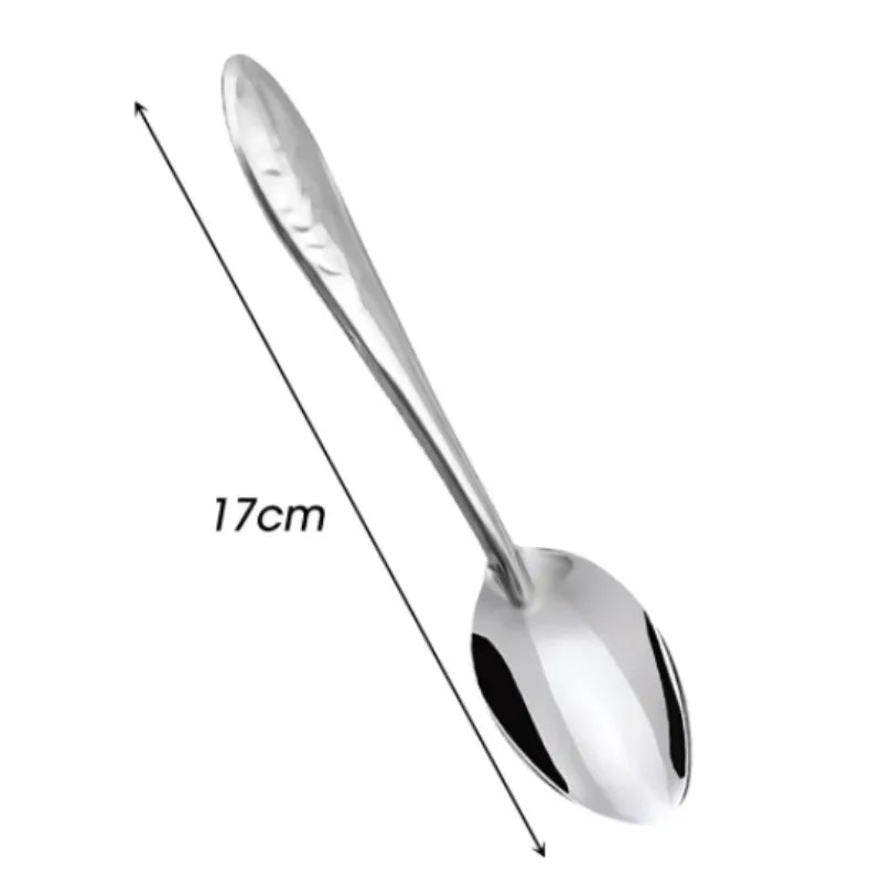 Stainless Steel Long Handle Spoons Set of 2 – Kitchen Cutlery Kitchen Spoon Set Qme B-1PCS