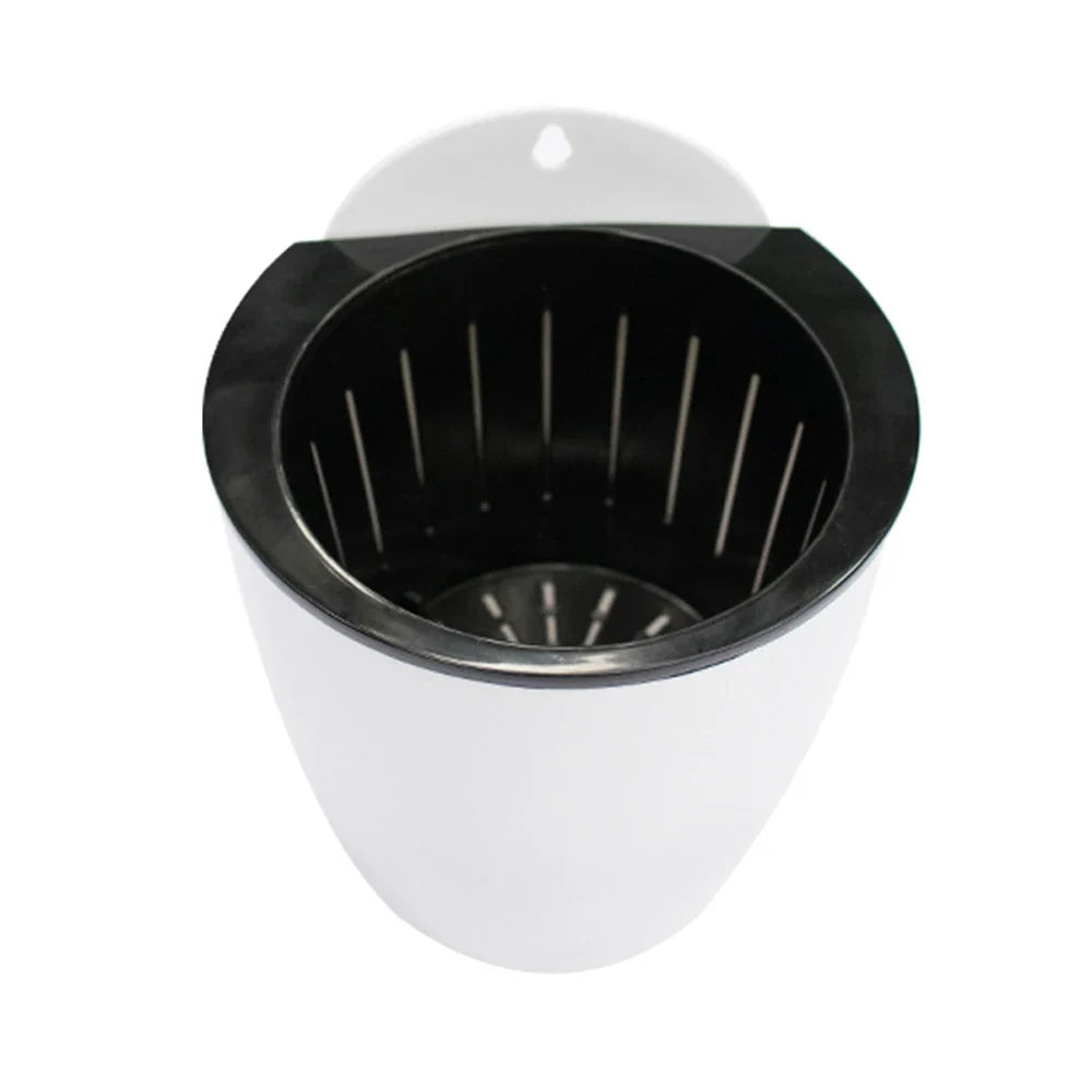 Wall-Mounted Self-Watering Flower Pot | Balcony Wall Planter Wall Planter Qme