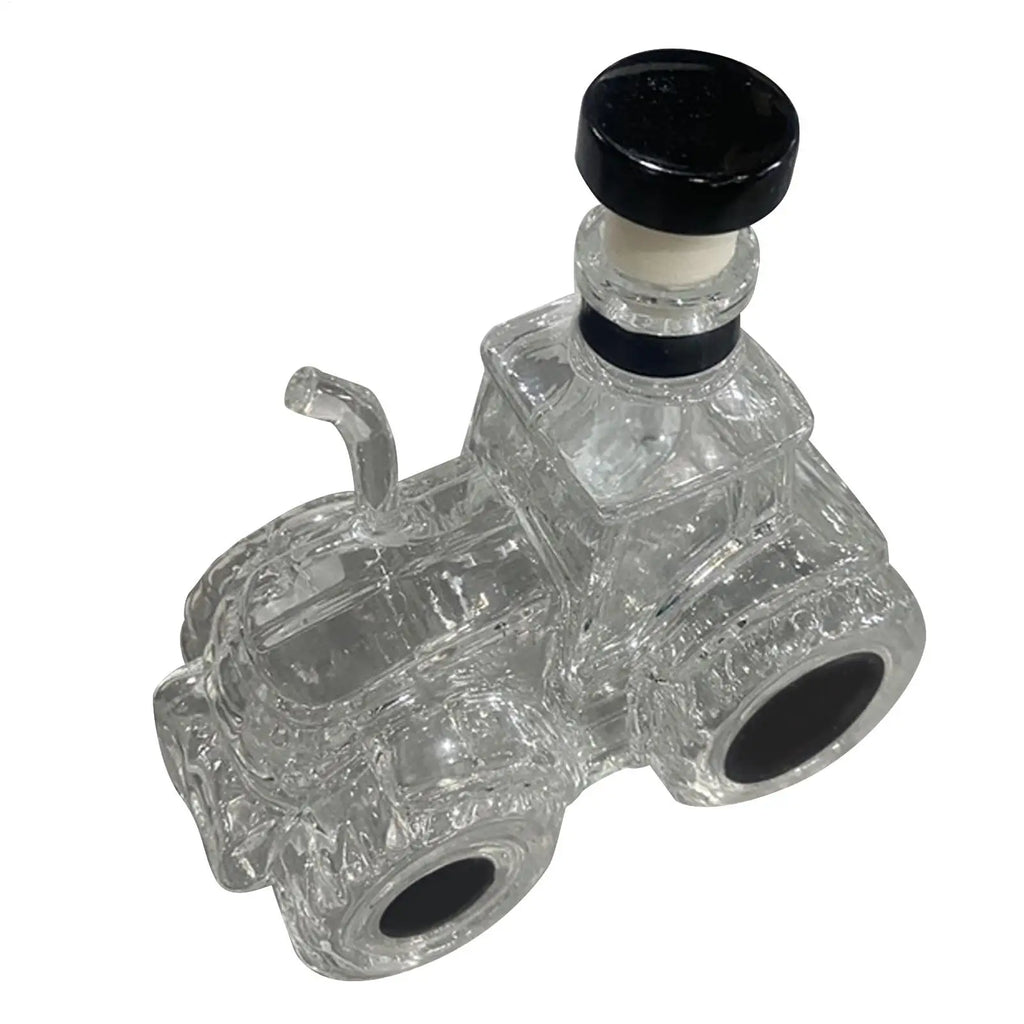 Tractor Design Glass Whiskey Decanter 300ml | Novelty Liquor Glass Whiskey Decanter Qme