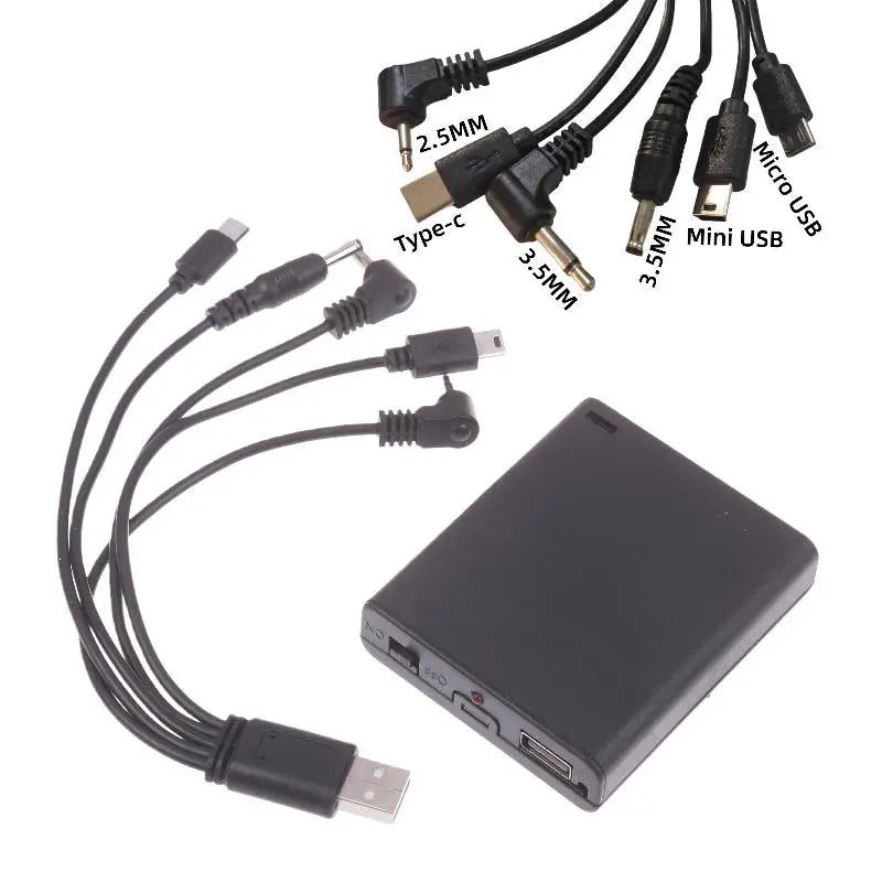 Electronic Lock Emergency Spare Battery Box – 2.5mm Plug 6V Lock Battery Accessory Qme
