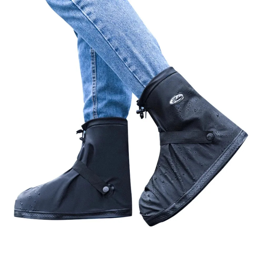 Waterproof Motorcycle Shoe Covers – Reusable Anti-Slip Overshoes Waterproof Shoe Covers Qme