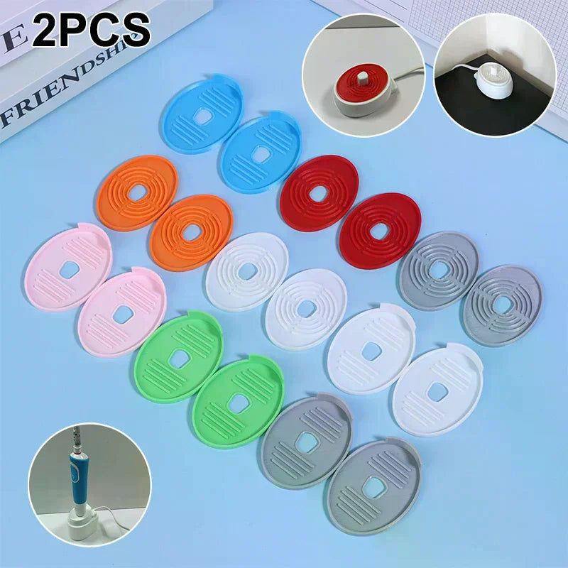 Electric Toothbrush Charging Mat & Drain Tray – 2pcs Toothbrush Charger Mat Qme