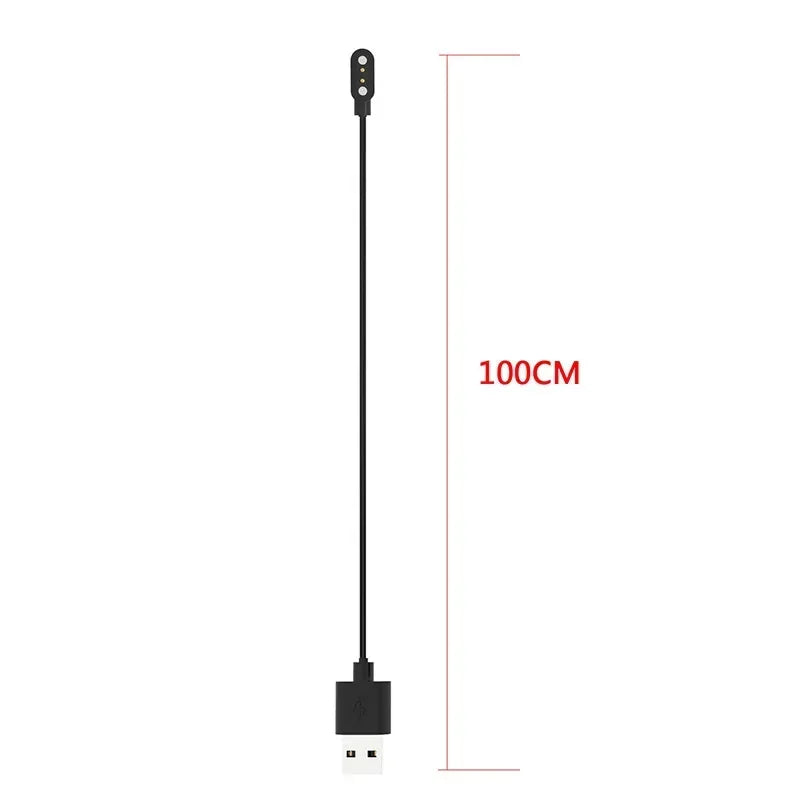 Magnetic Charging Cable Smart Watch 2-Pin Magnetic Plug Smart Watch Charger Qme