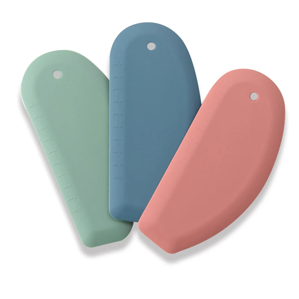 Silicone Dough Scraper & Bench Cutter | Multipurpose Baking Tool Silicone Dough Scraper Qme
