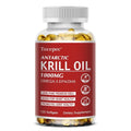 Antarctic Krill Oil 1000mg Capsules – Omega-3 DHA EPA Softgels Omega-3 Supplement Qst 120 count-1 bottle