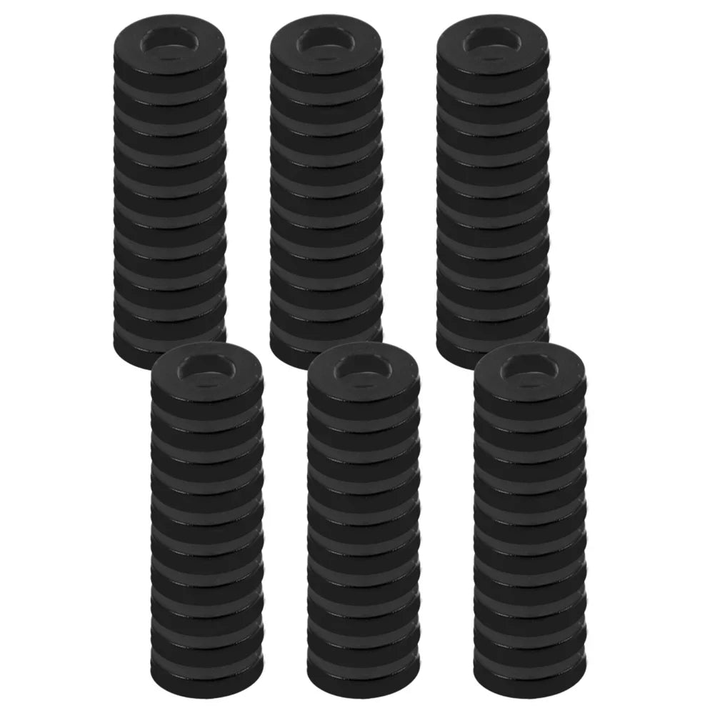 60pcs Plastic Washer Rings for Door Hinge & Kitchen Sink Fittings Hardware Washer Rings Qme