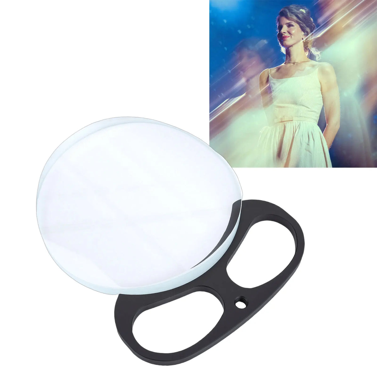 100mm Handheld Ghost Motion Blur Prism Filter for SLR Camera Camera Lens Filter Qst