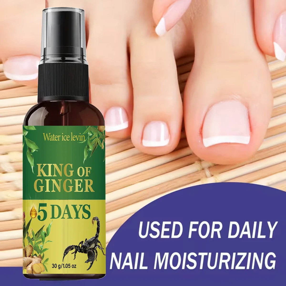 Nail Care Spray – Collagen & Hyaluronic Acid Strengthener Nail Treatment Spray Qme
