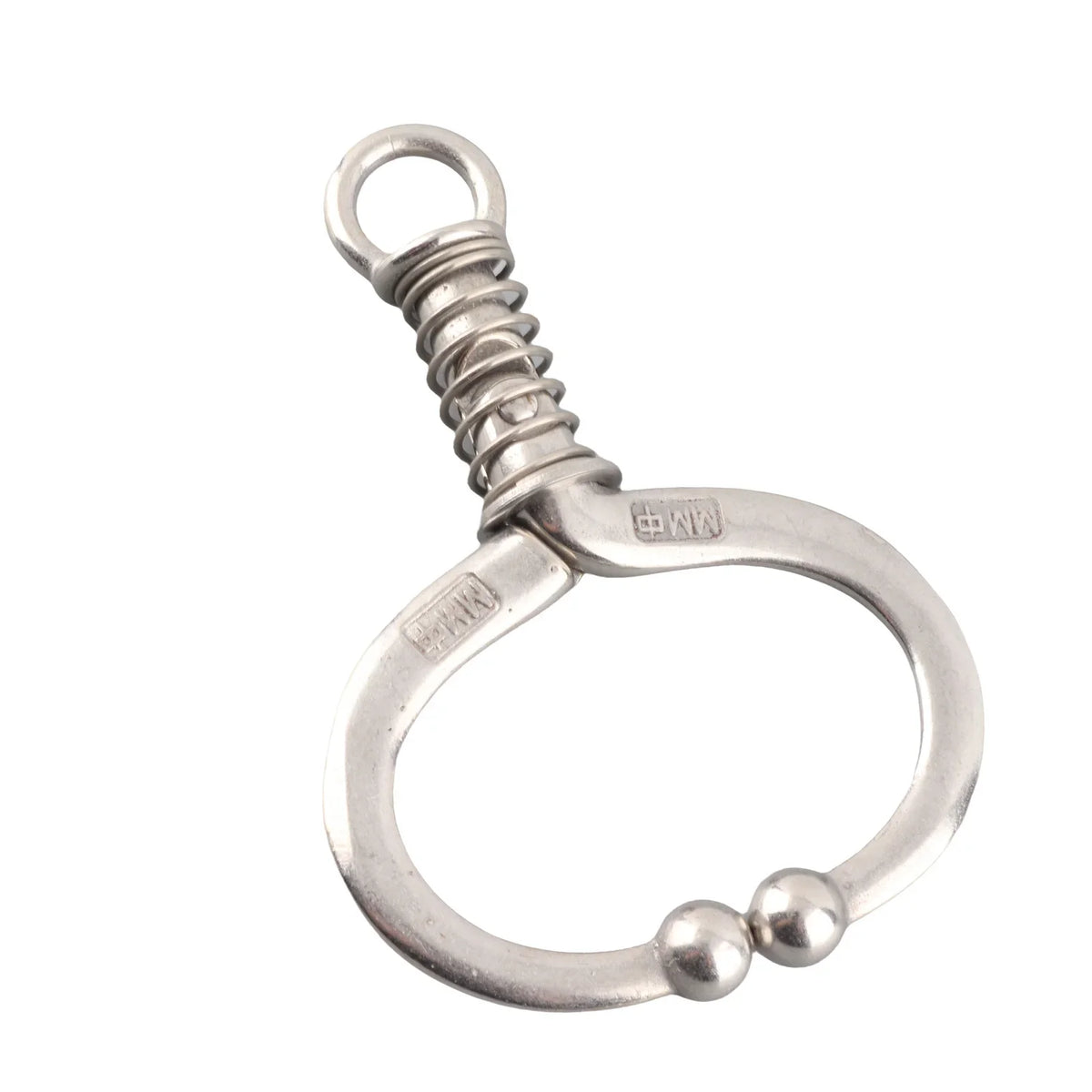 Stainless Steel Spring Bull Nose Ring – Cattle Livestock Tool Livestock Nose Ring Qme Medium