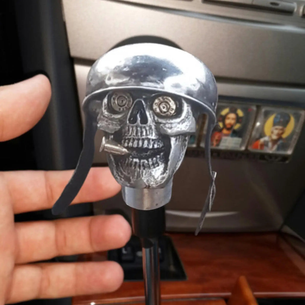 Skull Gear Shift Knob Cover | Skeleton Car Shifter Accessory Gear Shift Cover Qme