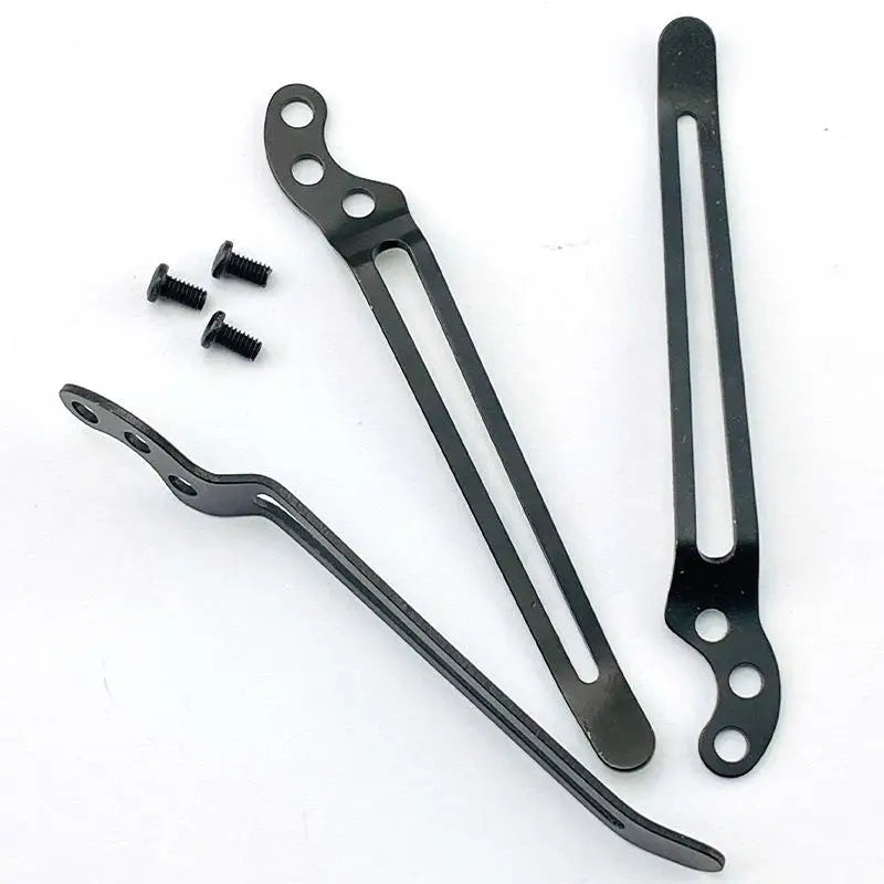 Stainless Steel DIY Folding Knife Back Clip Holder – Black Knife Back Clip Qst