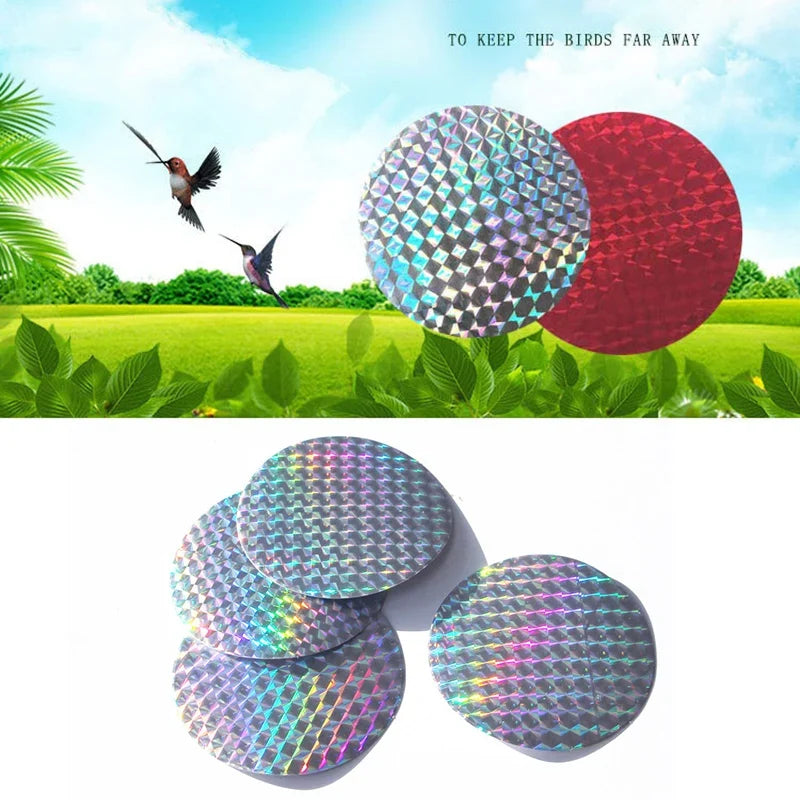 Reflective Bird Repellent Scare Tape Stickers – 20 PCS Bird Deterrent Stickers Qme