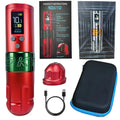 ROKYO Wireless Tattoo Machine Brushless Direct Drive Cartridge Pen Wireless Tattoo Machine Qme Red One Battery