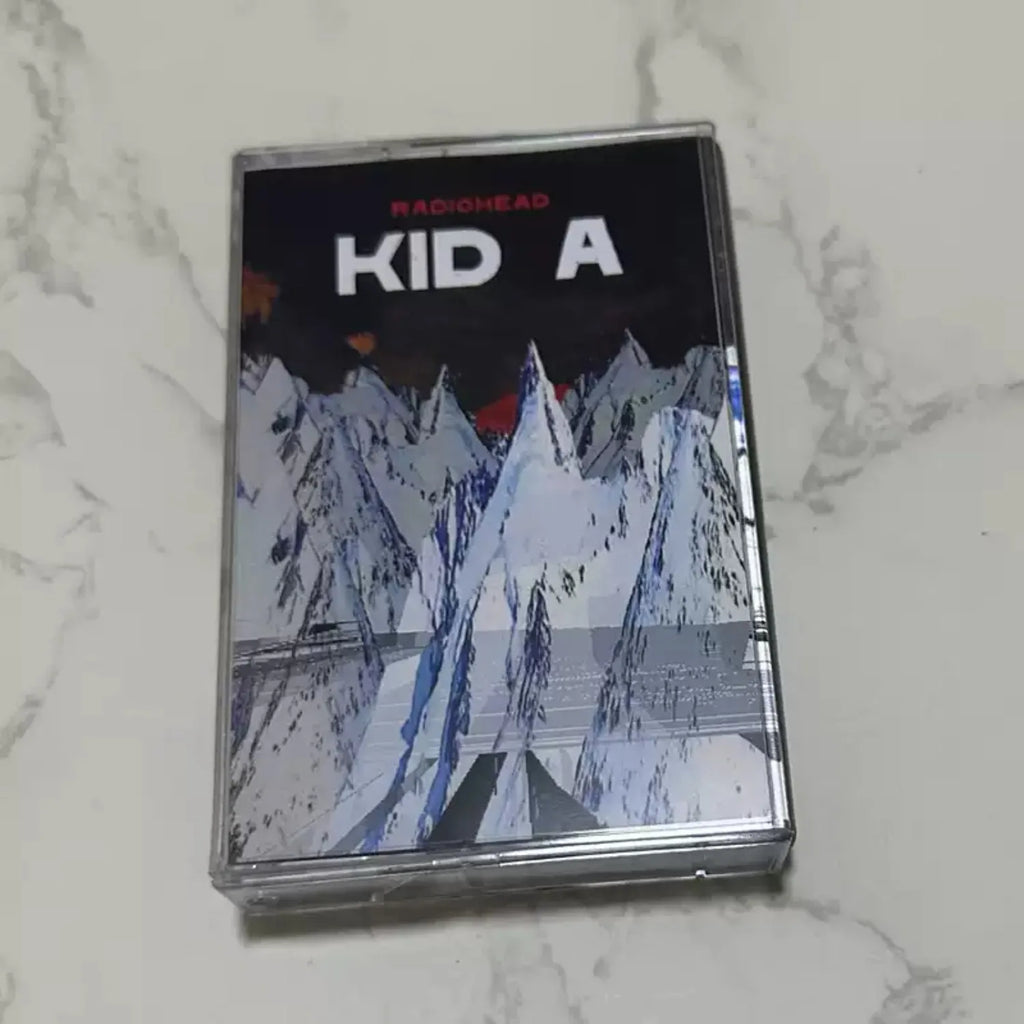 Experimental Rock Cassette Tape – Abstract Glacial Mountain Art Music Cassette Tape Qme Rock