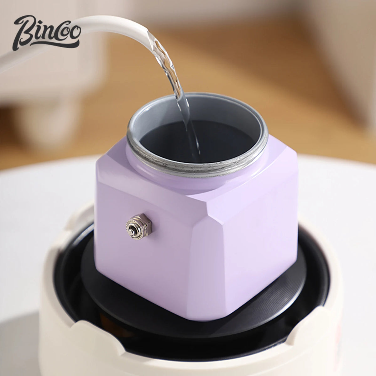 Bincoo Animal Themed Moka Pot – Dual Valve Stovetop Espresso Set Stovetop Moka Pot Qst