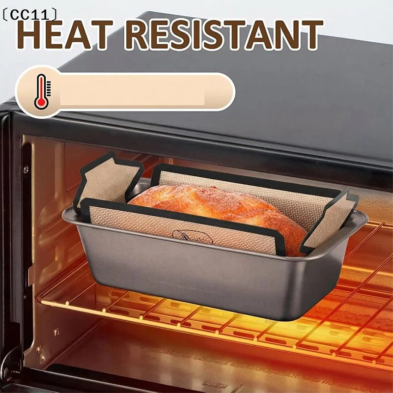 Silicone Bread Loaf Pan Liner – Non-Stick Reusable Baking Mat Silicone Baking Liner Qme