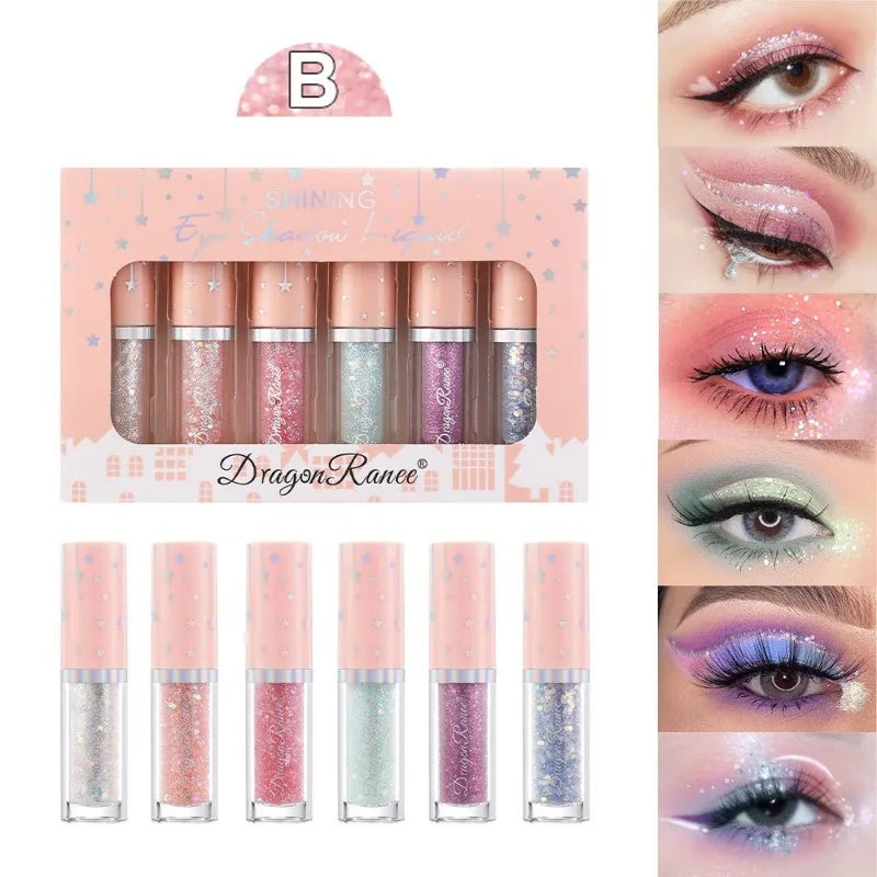 Diamond Liquid Glitter Eyeshadow & Sequin Eyeliner Pen – 14 Colors Liquid Glitter Eyeshadow Qme