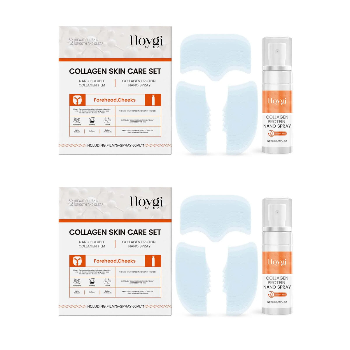 Nano Soluble Collagen Face Serum Spray – Wrinkle Filler Collagen Face Serum Qme 2 Sets