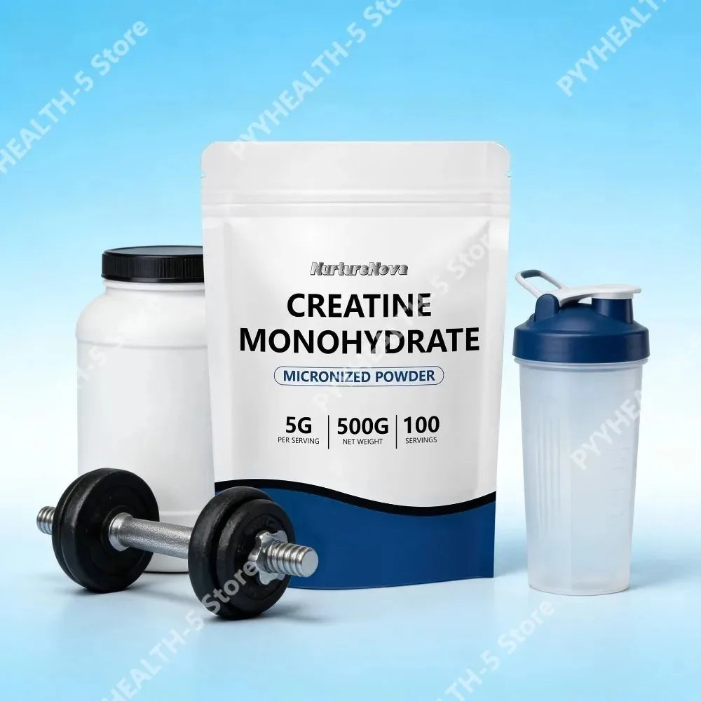 Micronized Creatine Monohydrate Powder 500g – 100 Servings Creatine Supplement Qst