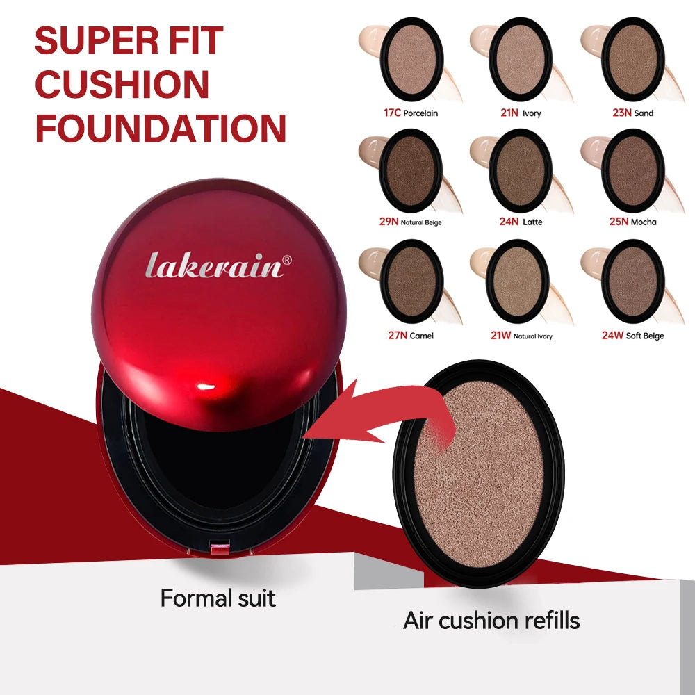 Lakerain Super Fit Cushion Foundation Refill – BB Cream SPF Cushion Foundation Qst