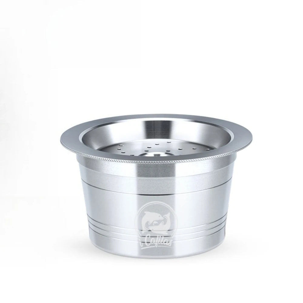Reusable Stainless Steel Coffee Filter Pods & Tamper Reusable Coffee Filter Qst 1 capsule
