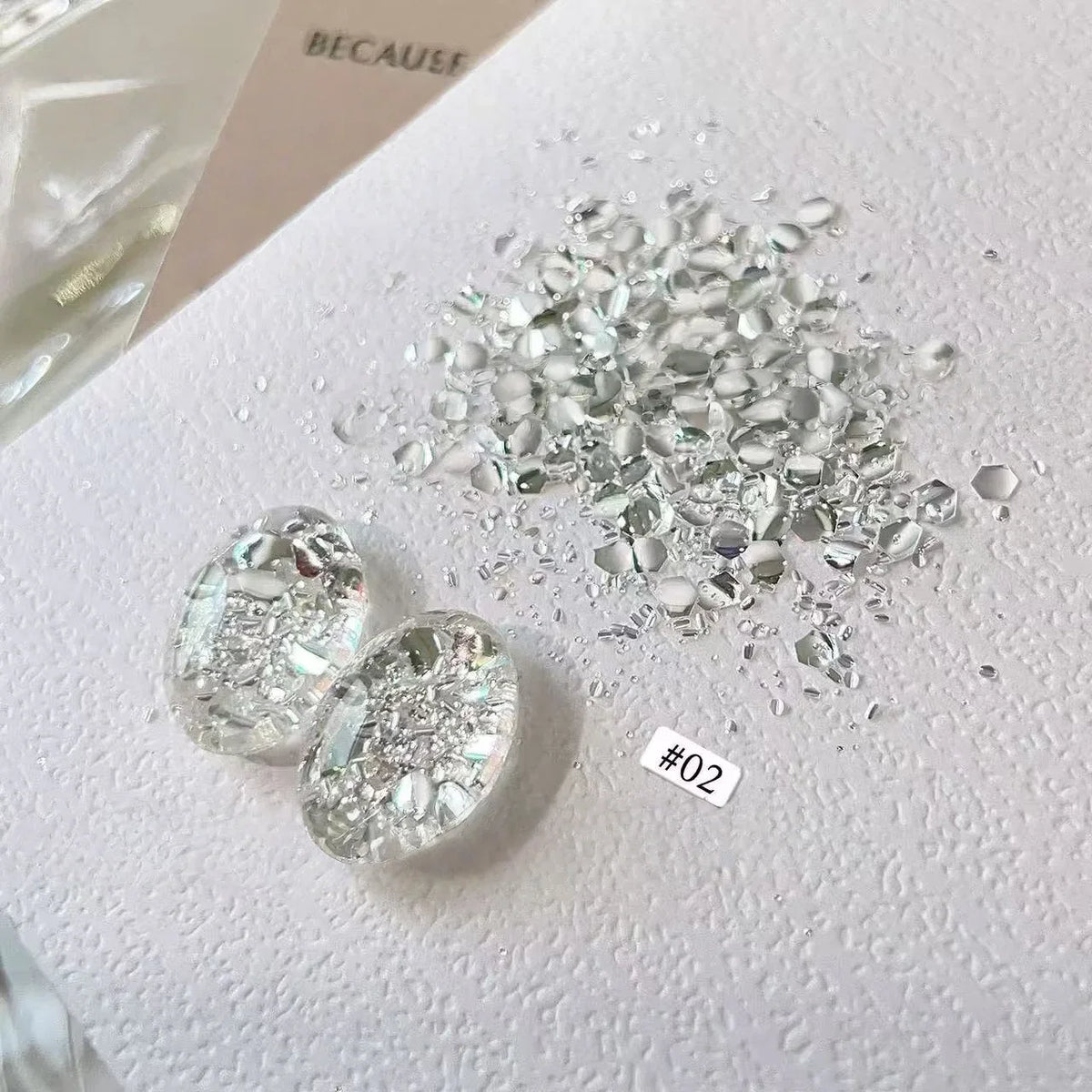 Qme Light Chasing Flash Nail Art Sequins – 6 Colors Nail Art Sequins Qme