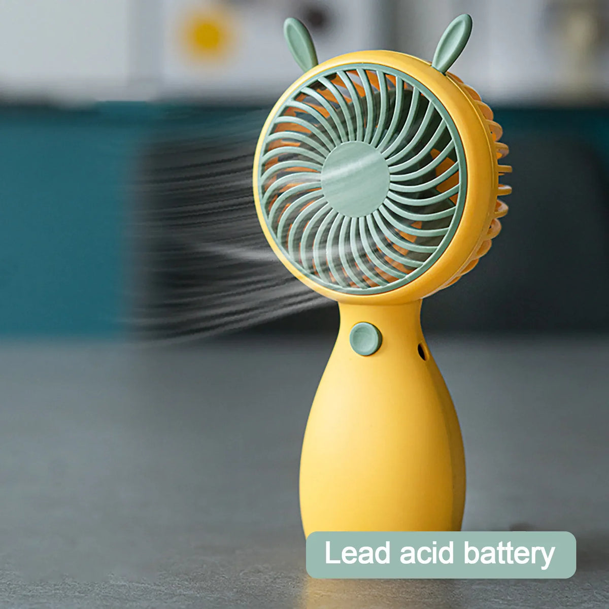 Mini Portable USB Handheld Fan – 3-Speed, Silent, 2000mAh Portable Handheld Fan Qme