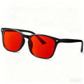 VOPHA Blue Light Blocking Glasses Unisex UV Anti-Glare S70 Blue Light Glasses Qst Black red