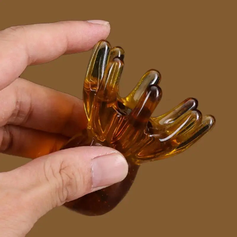 Octopus Head Resin Gua Sha Scalp Massager – Face & Body Scalp Massager Tool Qst