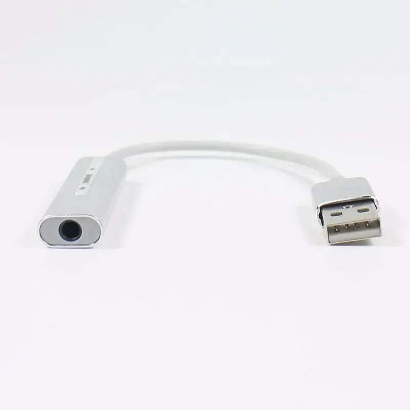 USB-C External Sound Card 3.5mm Audio Mic Adapter for Laptop USB-C Audio Adapter Qme