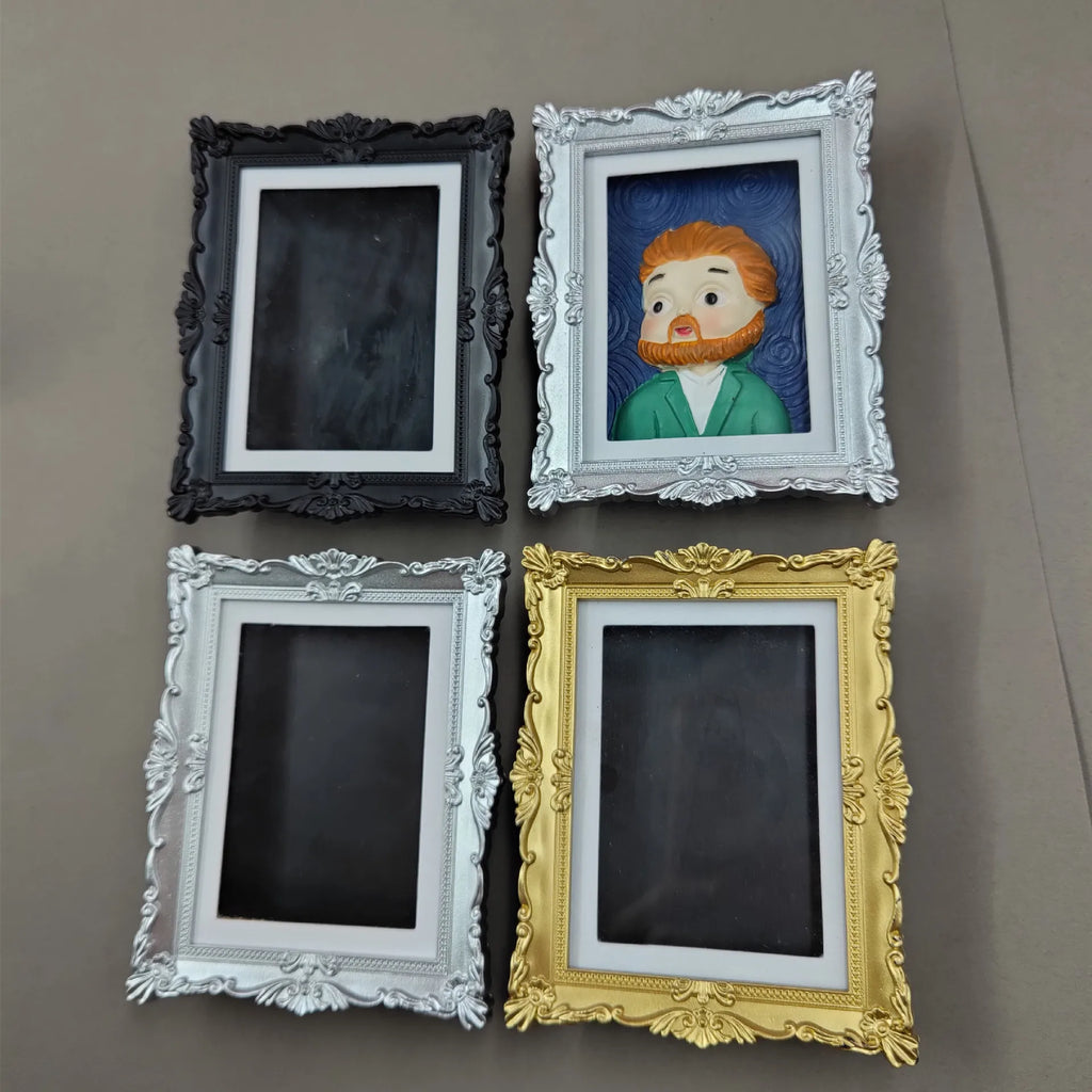 3D Resin Magnetic Photo Frame – Decorative Desktop Display Decorative Photo Frame Qme