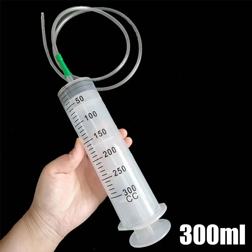 Large Capacity Transparent Plastic Syringes with Measurement Plastic Measuring Syringe Qme 300ml