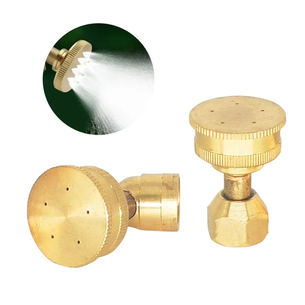 Adjustable 5-Hole Brass Sprayer Nozzle M14 Garden Atomizer Garden Sprayer Nozzle Qme